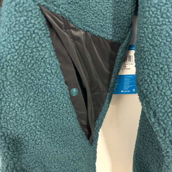 Columbia Women’s Size Large Night Wave Uphill Edge Fleece Full Zip Jacket New - Picture 3 of 10